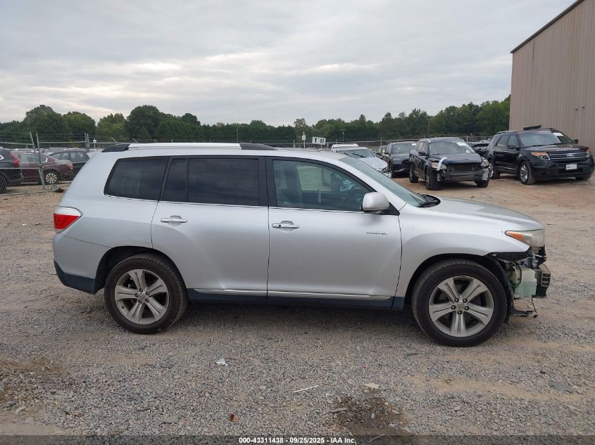 2012 Toyota Highlander Limited V6 VIN: 5TDYK3EH6CS088180 Lot: 43311438