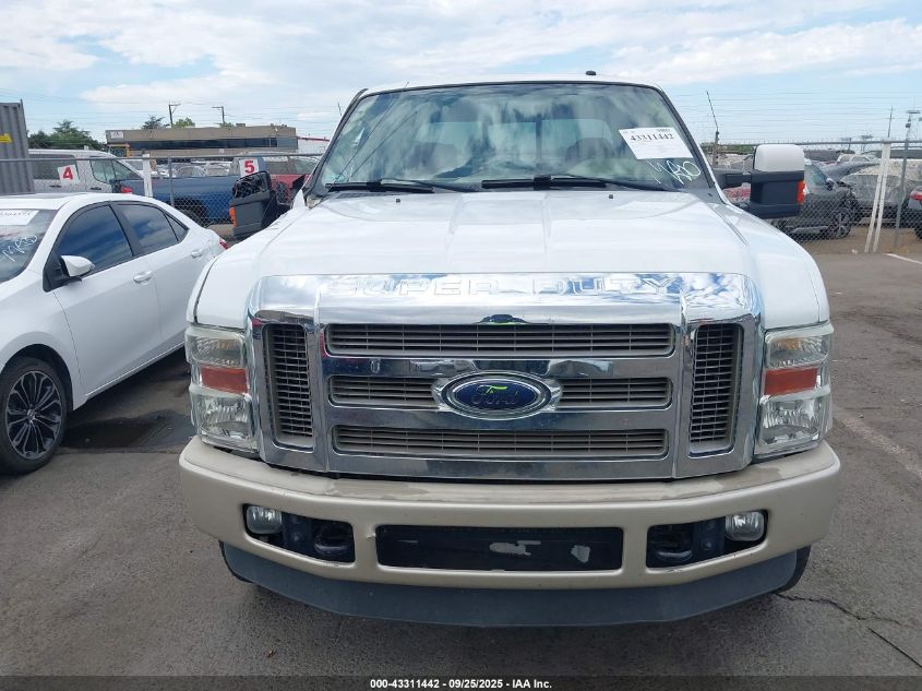 2008 Ford F-350 Fx4/Harley-Davidson/King Ranch/Lariat/Xl/Xlt VIN: 1FTWW31R08ED89521 Lot: 43311442