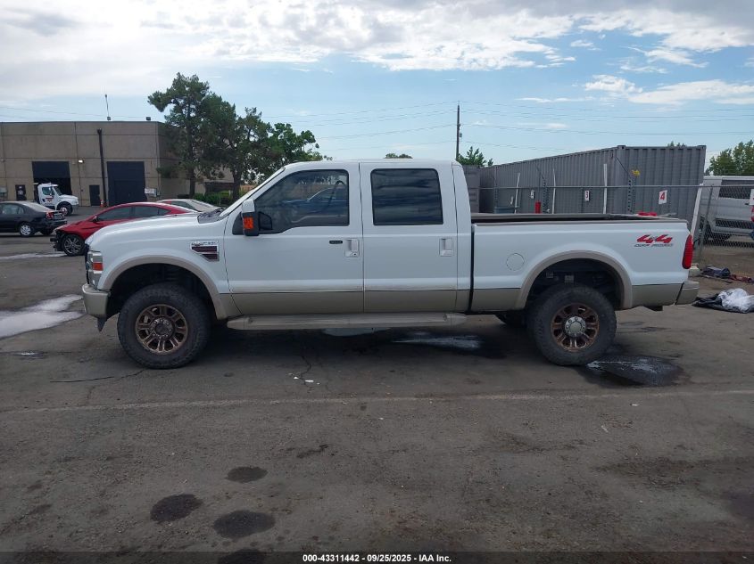 2008 Ford F-350 Fx4/Harley-Davidson/King Ranch/Lariat/Xl/Xlt VIN: 1FTWW31R08ED89521 Lot: 43311442