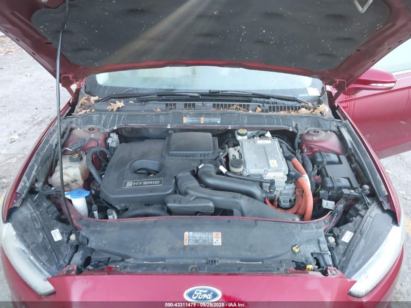 2014 Ford Fusion Hybrid Se VIN: 3FA6P0LU5ER18385 Lot: 43311479