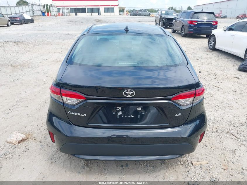 2021 Toyota Corolla Le VIN: 5YFEPMAE6MP155053 Lot: 43311482