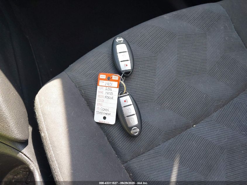 2016 Nissan Rogue Sv VIN: KNMAT2MV5GP685062 Lot: 43311527