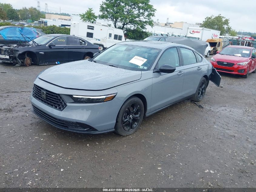 2025 Honda Accord Se grey sedan gasoline 1HGCY1F46SA044511 photo #3