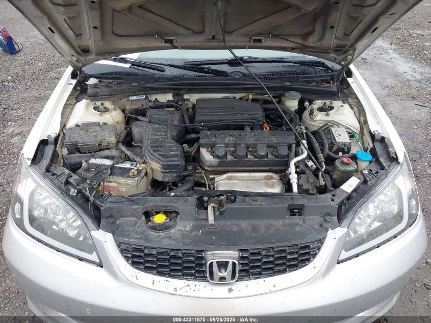 2004 Honda Civic Ex VIN: 1HGEM229X4L020392 Lot: 43311570