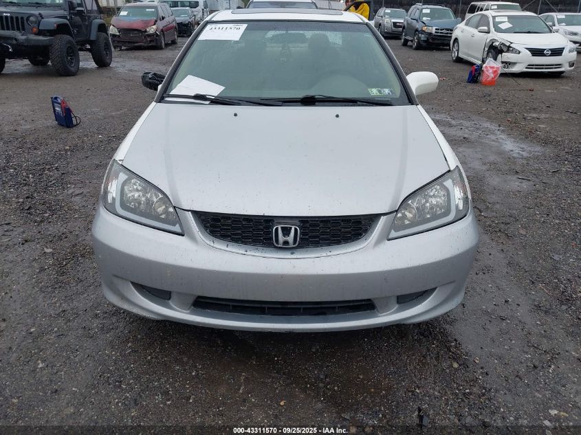 2004 Honda Civic Ex VIN: 1HGEM229X4L020392 Lot: 43311570