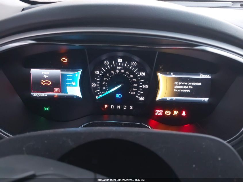 2013 Ford Fusion Se VIN: 3FA6P0HR3DR289542 Lot: 43311599