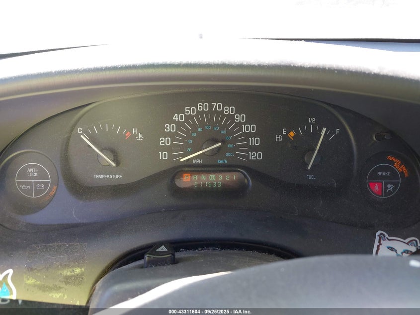 2002 Buick Century Custom VIN: 2G4WS52J321269152 Lot: 43311604