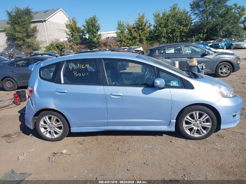 2009 Honda Fit Sport VIN: JHMGE884X9S034288 Lot: 43311619