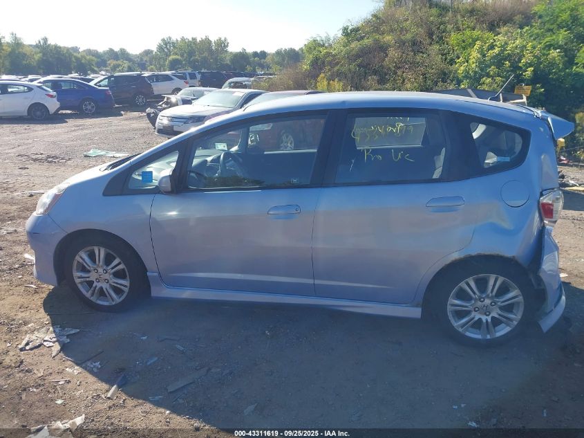 2009 Honda Fit Sport VIN: JHMGE884X9S034288 Lot: 43311619