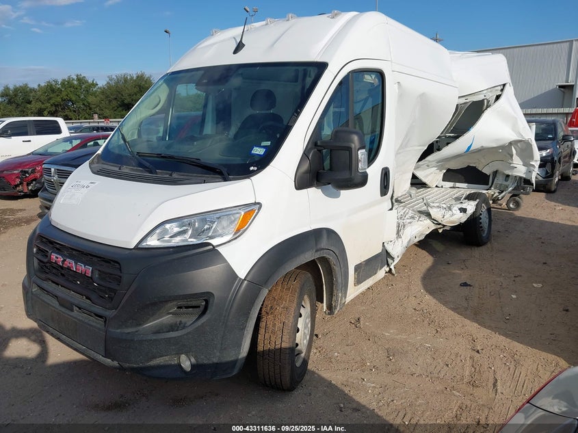 Vin: 3c6mrvhg7se548326, lot: 43806282, ram promaster 3500 3500 high 20252