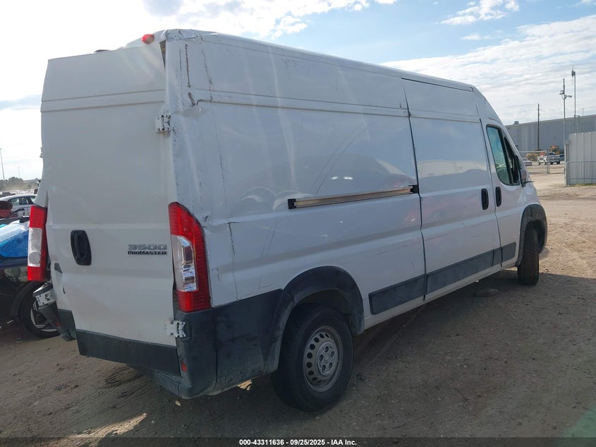 Vin: 3c6mrvhg7se548326, lot: 43806282, ram promaster 3500 3500 high 20254