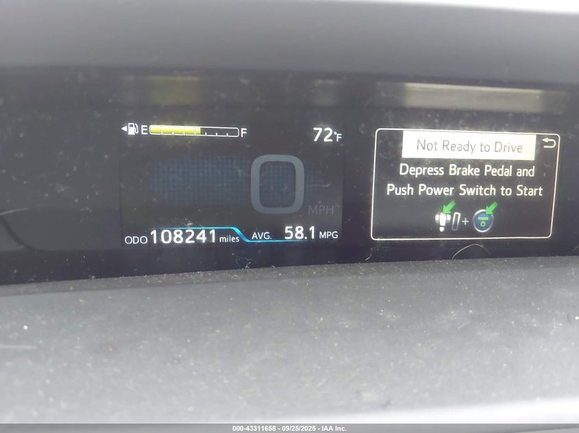 2017 TOYOTA PRIUS TWO JTDKBRFUXH3049301