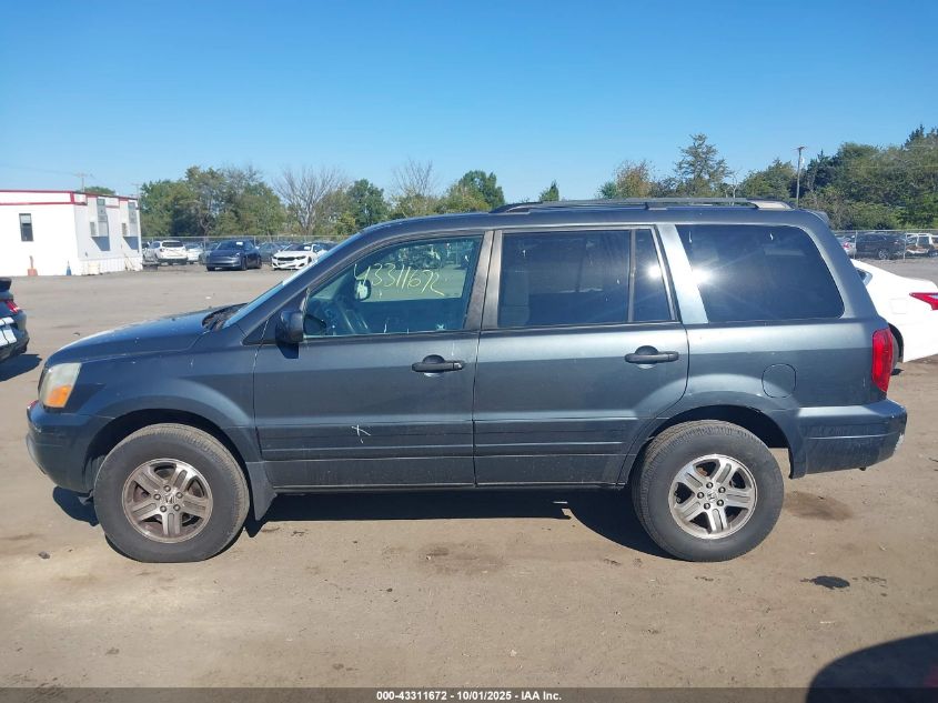 2004 Honda Pilot Ex VIN: 2HKYF18404H504717 Lot: 43311672