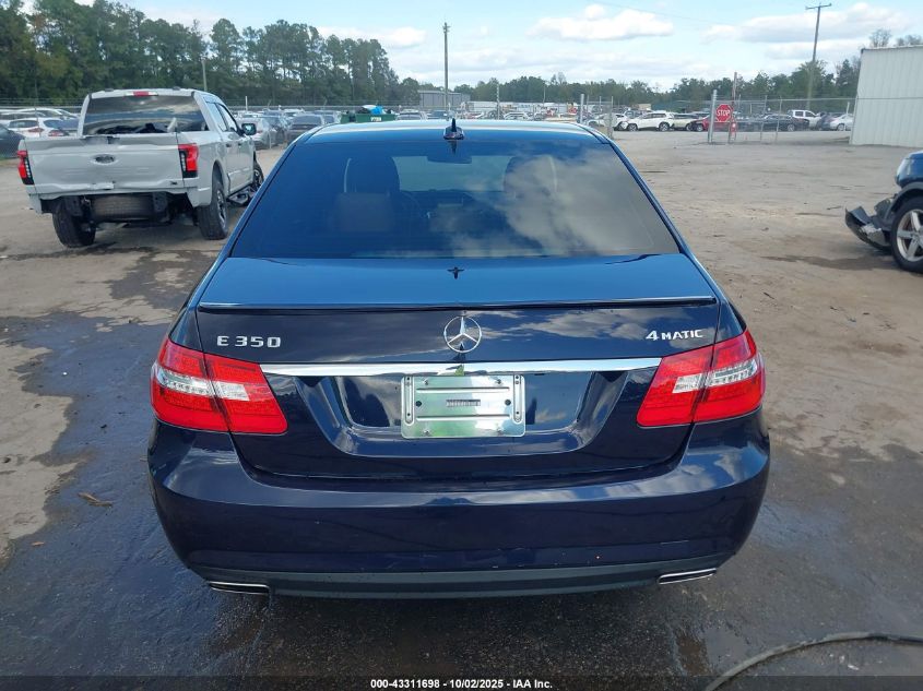2011 Mercedes-Benz E 350 4Matic VIN: WDDHF8HB6BA301087 Lot: 43311698