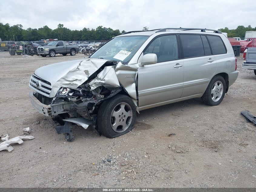 2006 Toyota Highlander Limited V6 silver other gasoline JTEEP21A360159927 photo #3