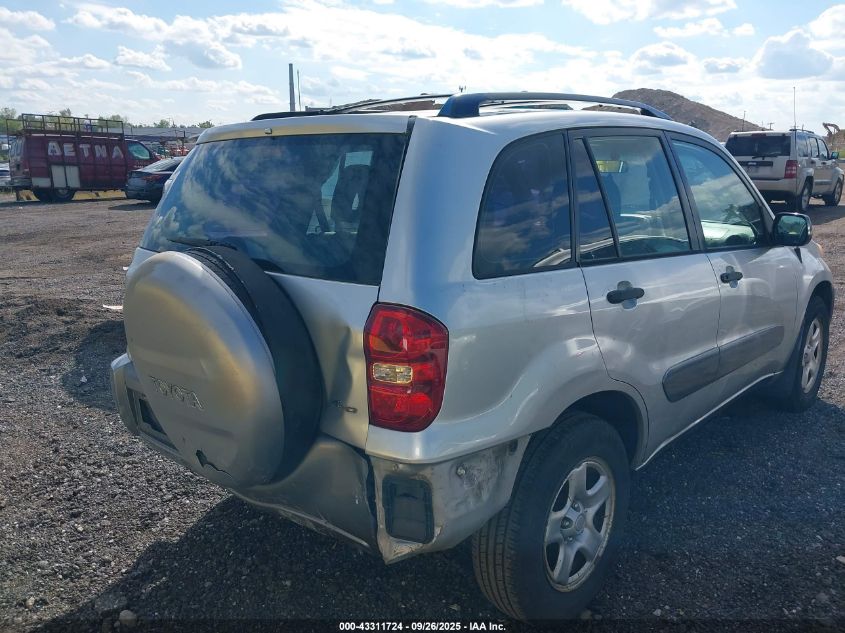 2004 Toyota Rav4 VIN: JTEGD20VX40043627 Lot: 43311724