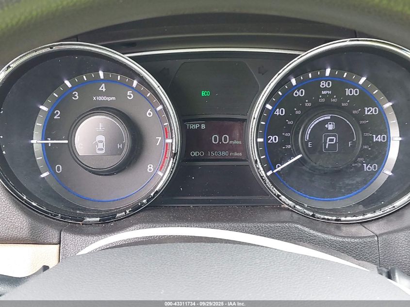 2013 Hyundai Sonata Gls VIN: 5NPEB4AC1DH781832 Lot: 43311734