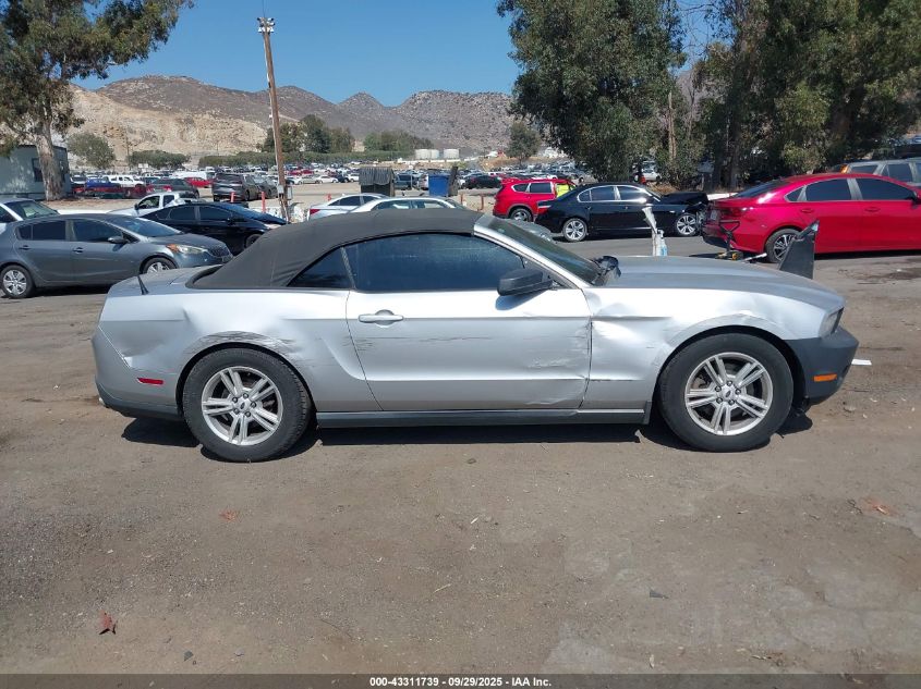 2012 Ford Mustang V6 VIN: 1ZVBP8EM0C5257257 Lot: 43311739