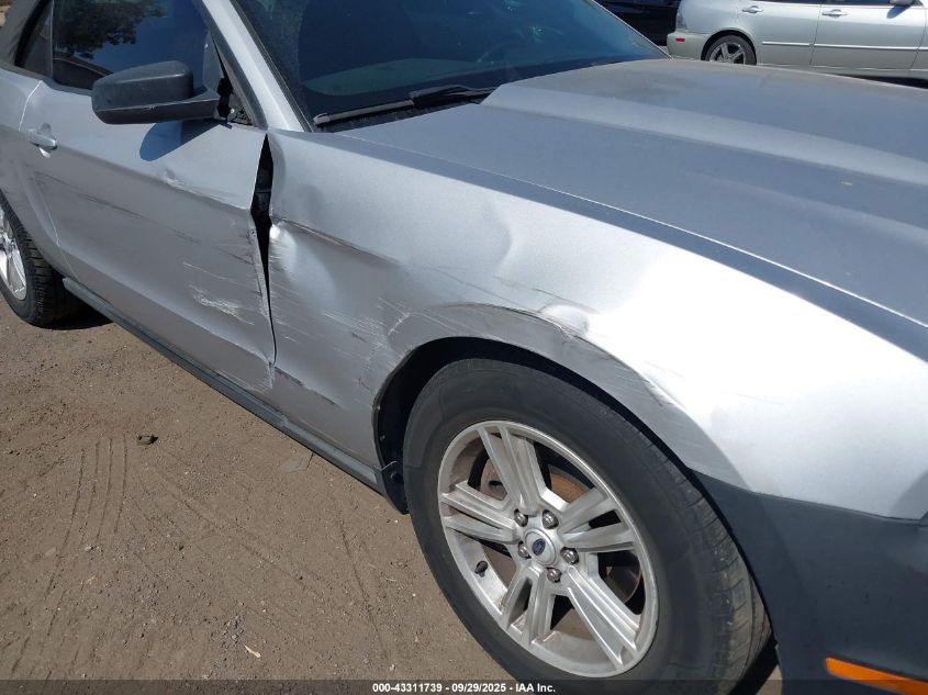 2012 Ford Mustang V6 VIN: 1ZVBP8EM0C5257257 Lot: 43311739