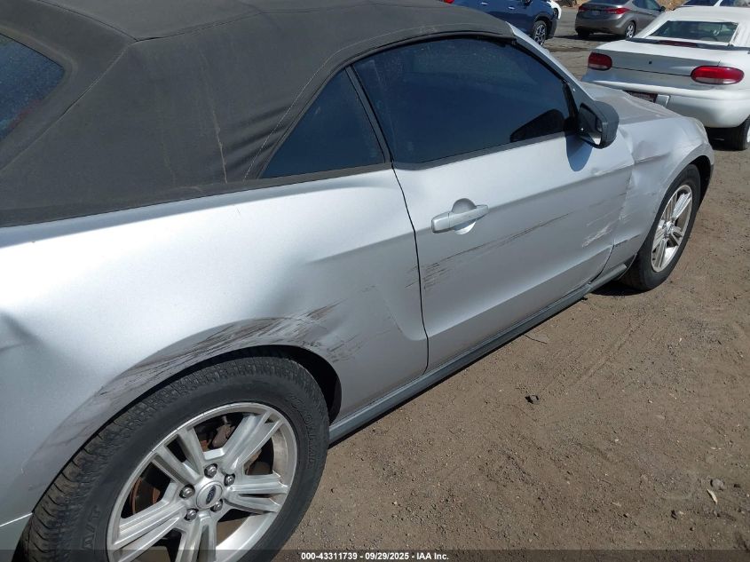 2012 Ford Mustang V6 VIN: 1ZVBP8EM0C5257257 Lot: 43311739