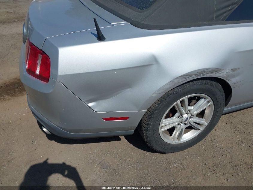 2012 Ford Mustang V6 VIN: 1ZVBP8EM0C5257257 Lot: 43311739