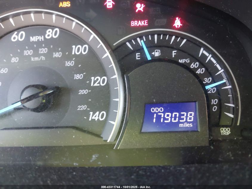 2012 Toyota Camry Le VIN: 4T4BF1FK2CR223547 Lot: 43311744