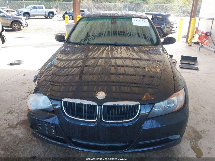 2006 BMW 325I VIN: WBAVB13546PT00263 Lot: 43311749