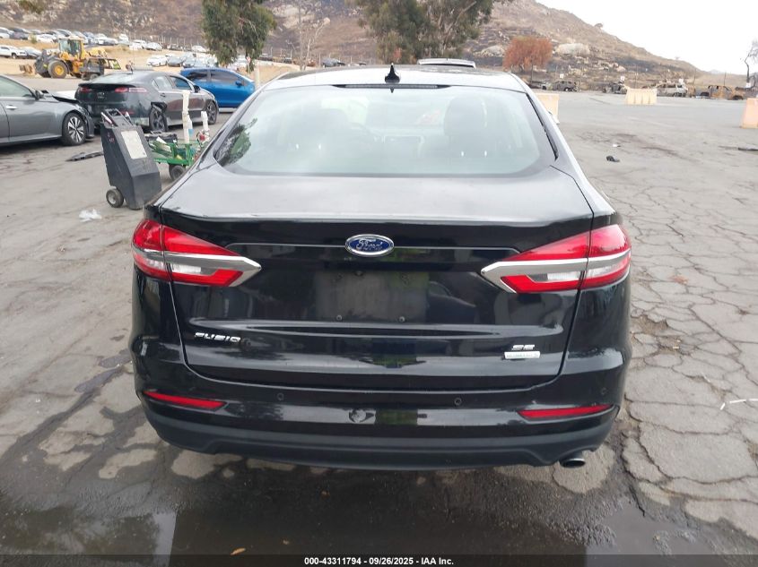 2019 Ford Fusion Se VIN: 3FA6P0HDXKR262047 Lot: 43311794
