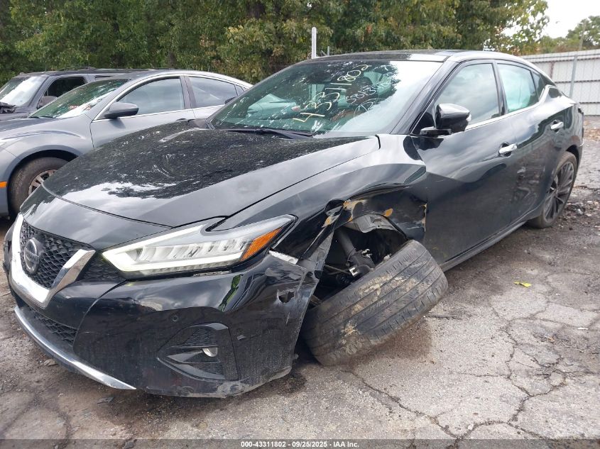 2019 Nissan Maxima 3.5 Platinum VIN: 1N4AA6AV0KC381340 Lot: 43311802