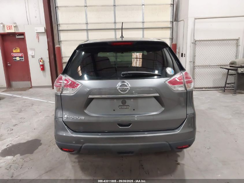 2015 Nissan Rogue S VIN: KNMAT2MT3FP547551 Lot: 43311805