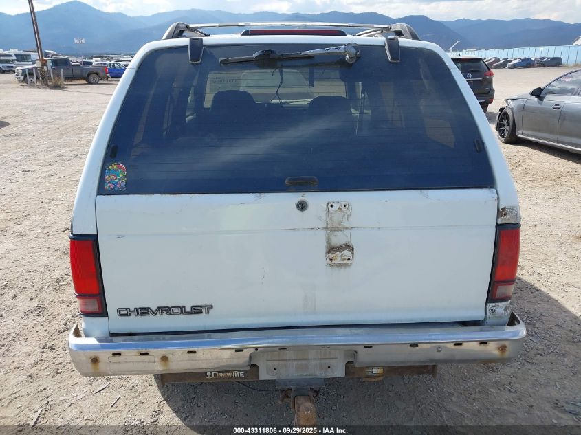 1994 Chevrolet Blazer S10 VIN: 1GNDT13W2R0159444 Lot: 43311806