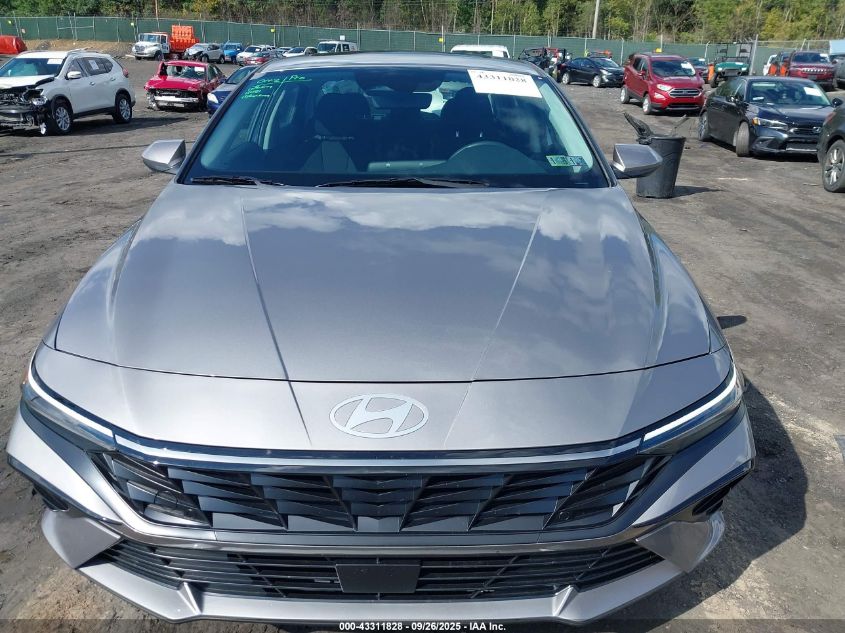 2025 Hyundai Elantra Sel Convenience VIN: KMHLS4DG5SU913849 Lot: 43311828