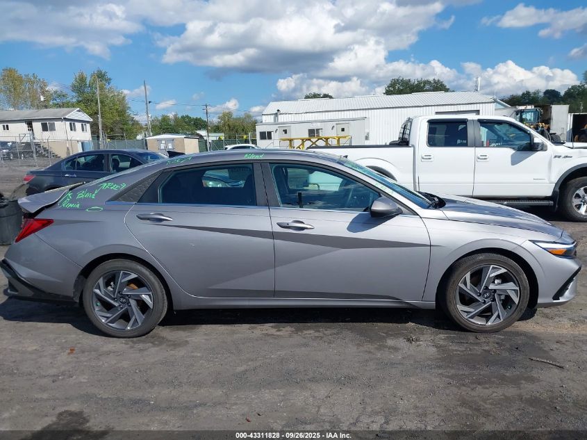 2025 Hyundai Elantra Sel Convenience VIN: KMHLS4DG5SU913849 Lot: 43311828