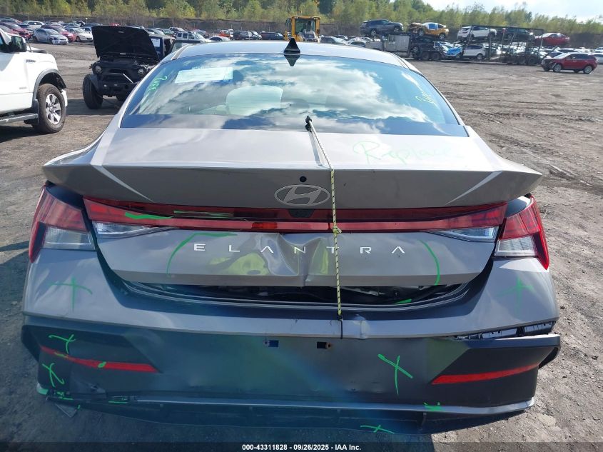 2025 Hyundai Elantra Sel Convenience VIN: KMHLS4DG5SU913849 Lot: 43311828