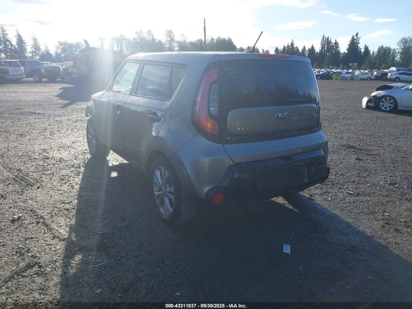 2016 Kia Soul + VIN: KNDJP3A57G7350934 Lot: 43311837