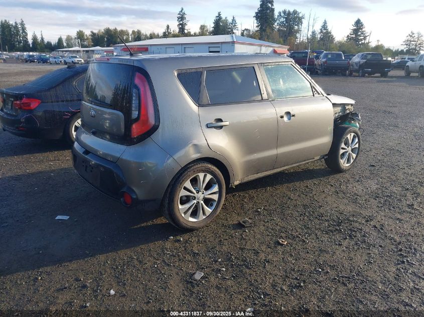 2016 Kia Soul + VIN: KNDJP3A57G7350934 Lot: 43311837