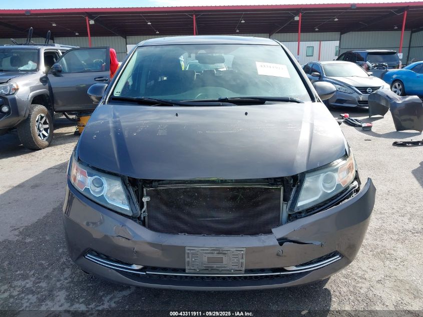 2016 Honda Odyssey Ex-L VIN: 5FNRL5H6XGB020420 Lot: 43311911