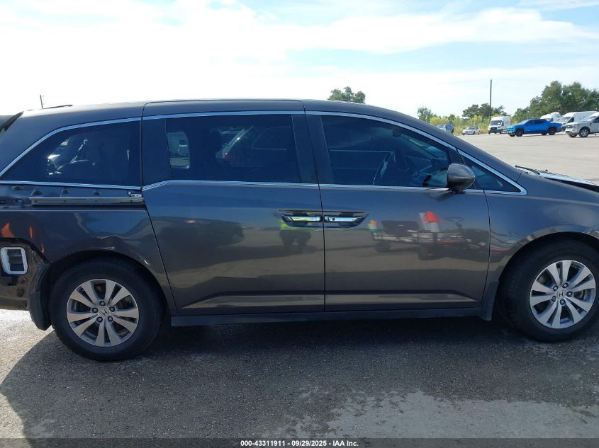 2016 Honda Odyssey Ex-L VIN: 5FNRL5H6XGB020420 Lot: 43311911