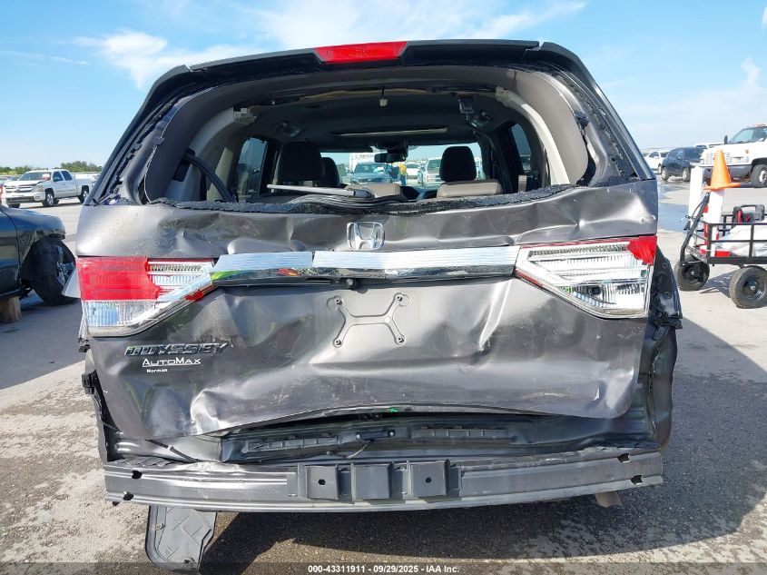 2016 Honda Odyssey Ex-L VIN: 5FNRL5H6XGB020420 Lot: 43311911