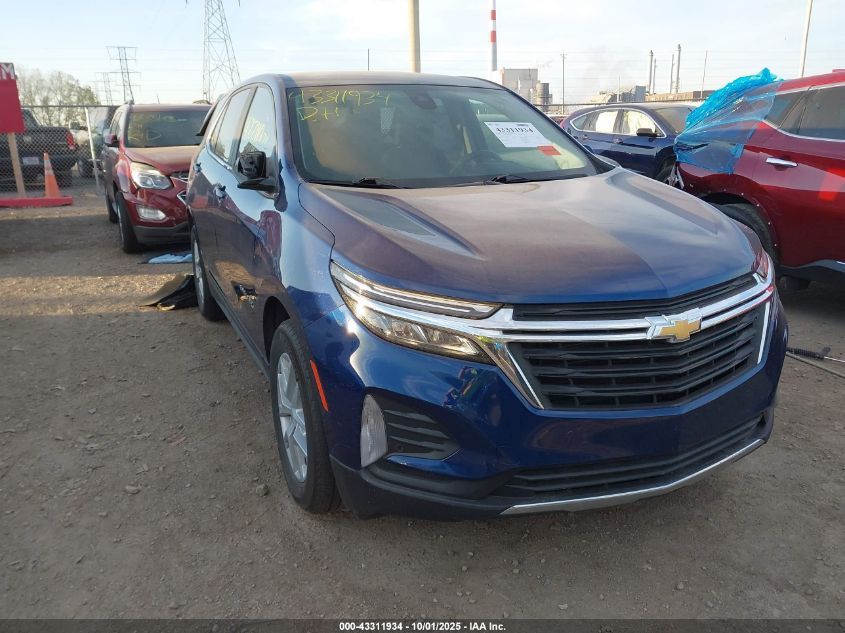 2022 CHEVROLET EQUINOX FWD LT - 3GNAXKEV6NL294411