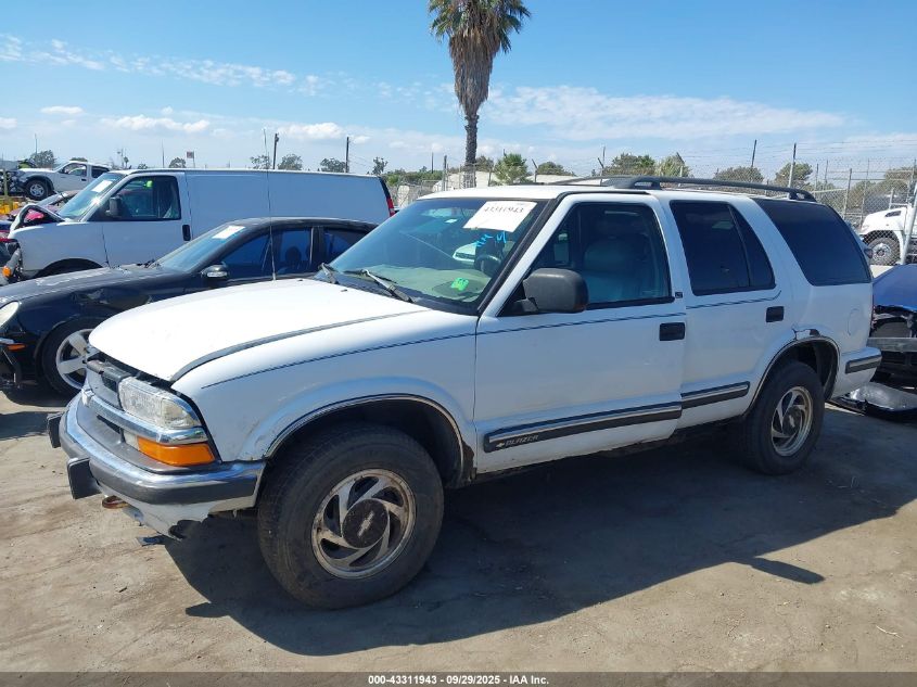 1999 Chevrolet Blazer Lt VIN: 1GNDT13W0X2176809 Lot: 43311943