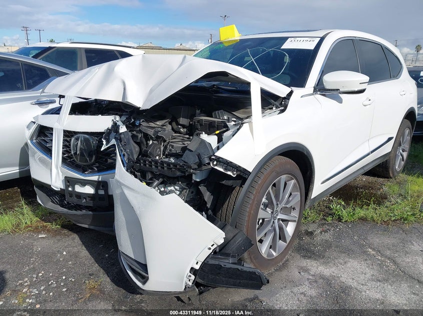 Vin: 5j8ye1h42sl023641, lot: 43806595, acura mdx technology package 20252