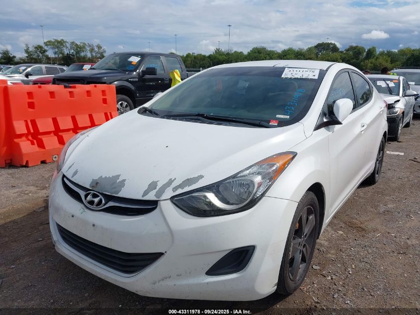 2013 Hyundai Elantra Gls VIN: 5NPDH4AE7DH246032 Lot: 43311978