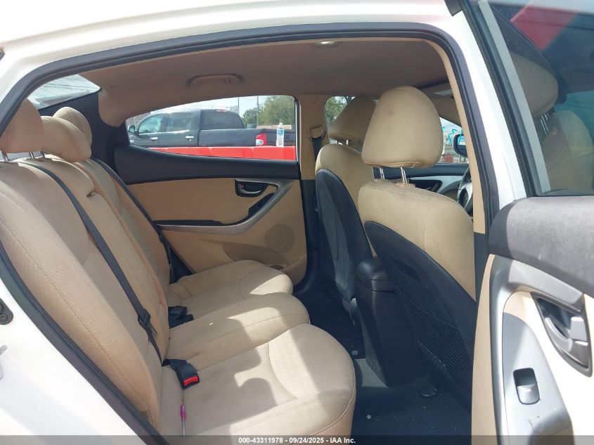 2013 Hyundai Elantra Gls VIN: 5NPDH4AE7DH246032 Lot: 43311978