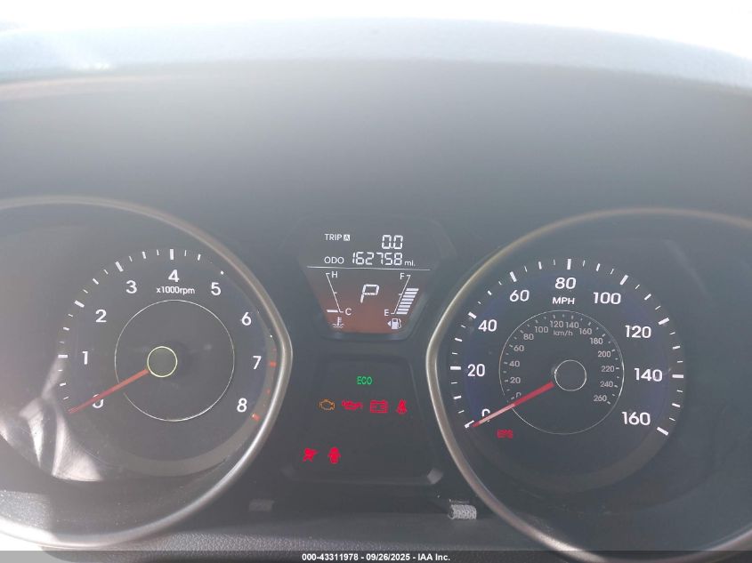 2013 Hyundai Elantra Gls VIN: 5NPDH4AE7DH246032 Lot: 43311978