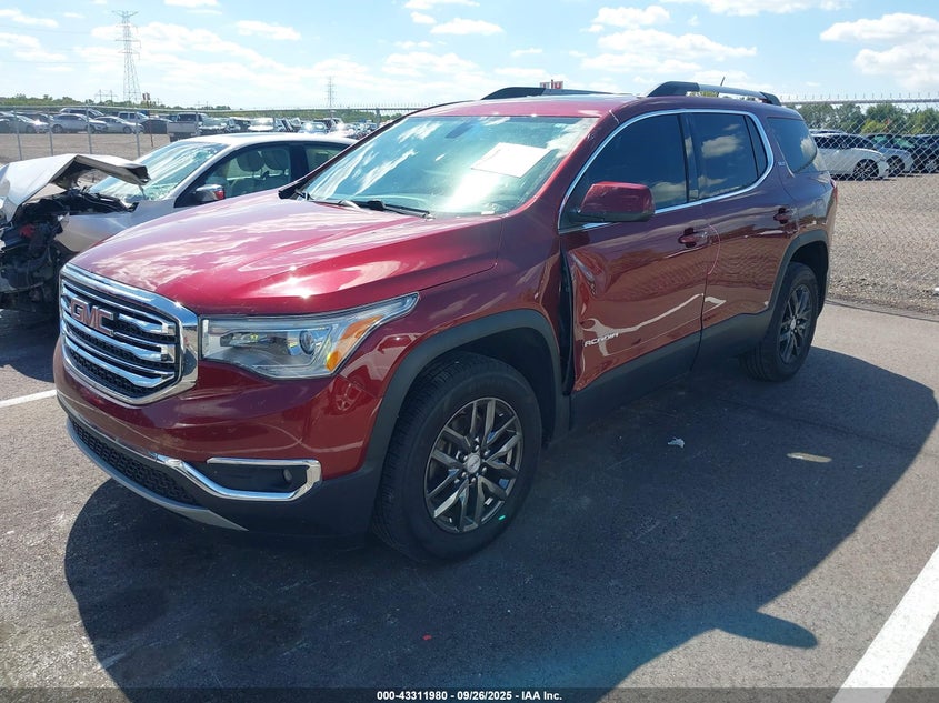 2017 Gmc Acadia 3.6 Slt-1 Red Lot 111043311980 Vin 1GKKNMLSXHZ295523