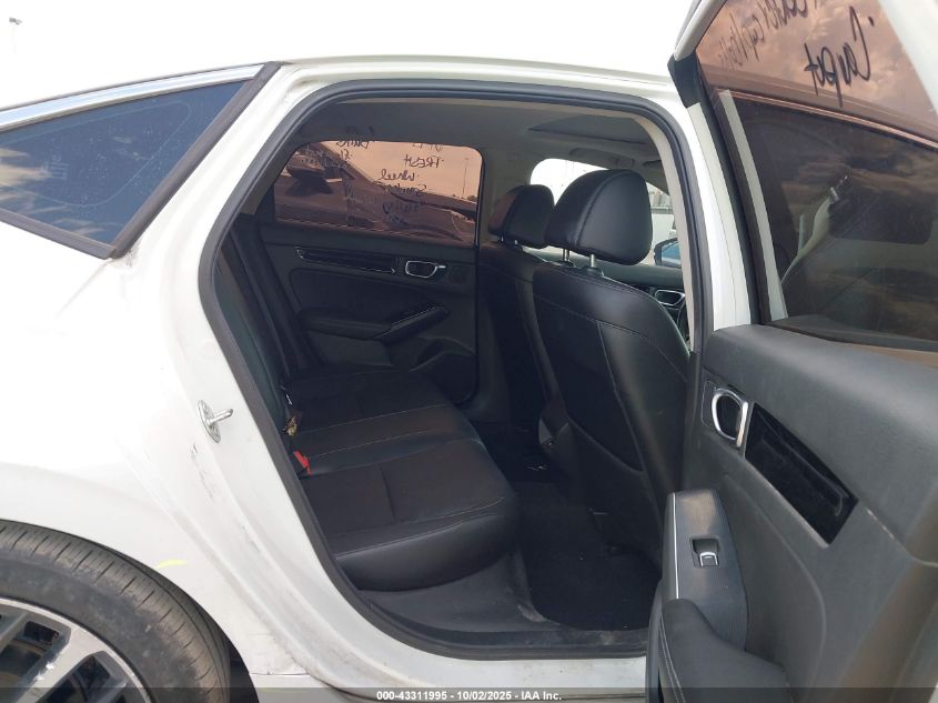 2022 Honda Civic Touring VIN: 2HGFE1F98NH301921 Lot: 43311995