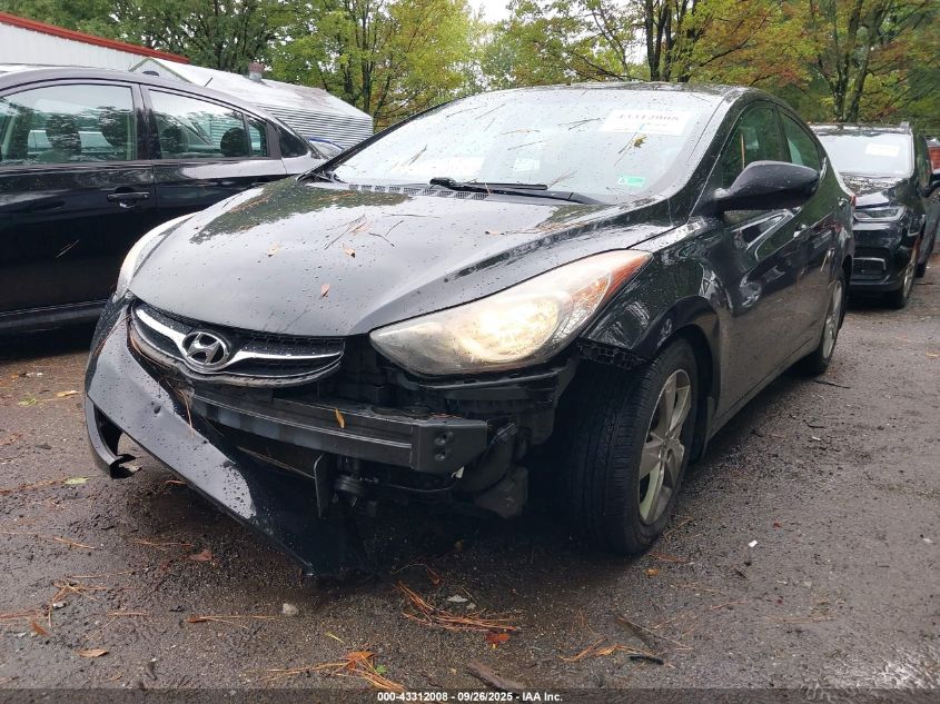 2013 Hyundai Elantra Gls VIN: 5NPDH4AE4DH410305 Lot: 43312008