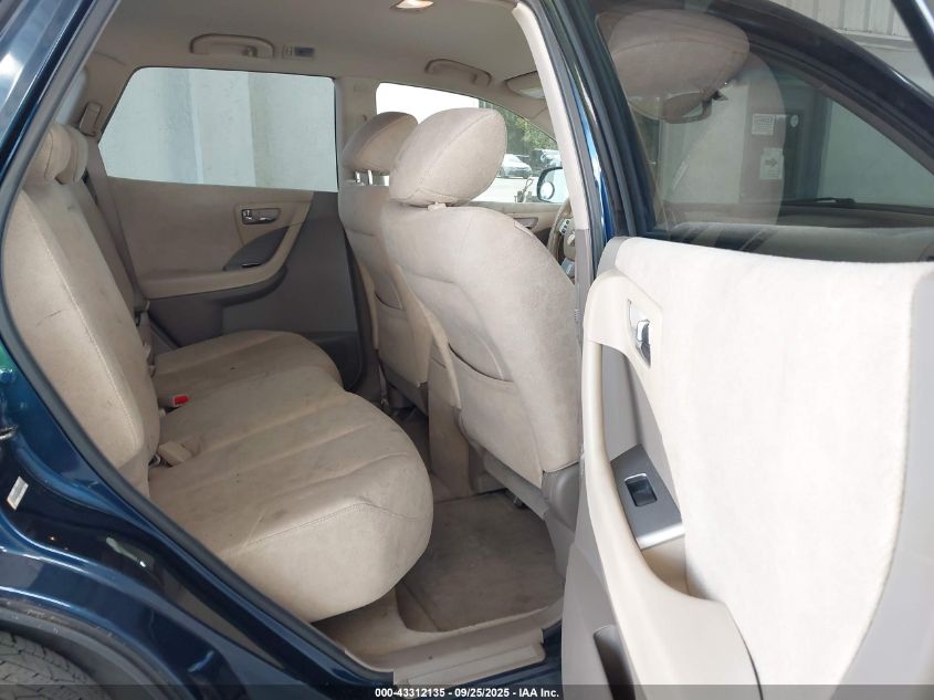 2007 Nissan Murano Sl VIN: JN8AZ08T17W520194 Lot: 43312135