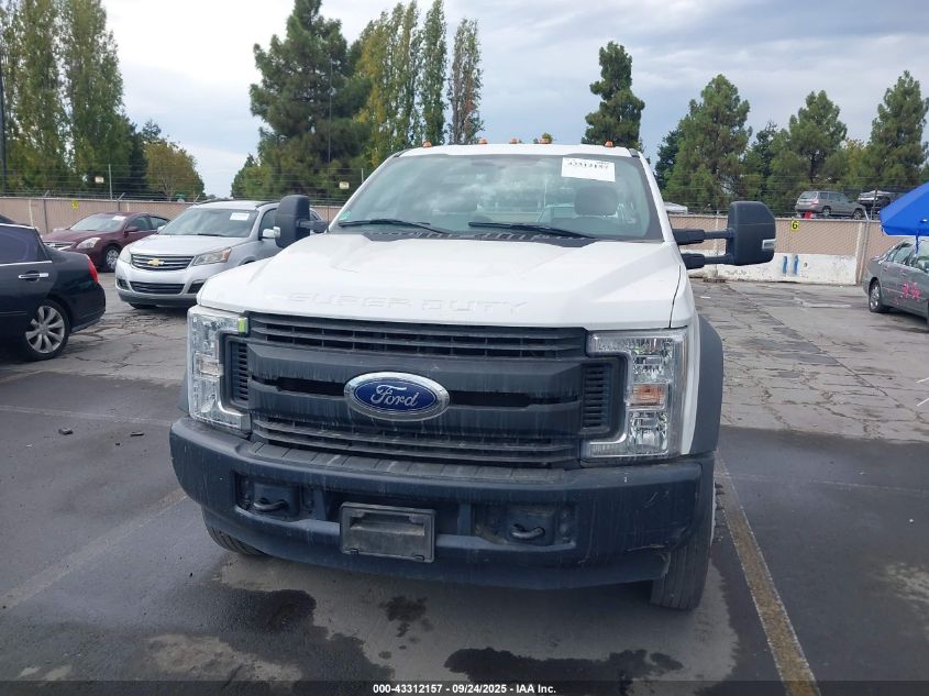 2018 Ford F-550 Chassis Xl VIN: 1FDUF5GT3JEC58686 Lot: 43312157